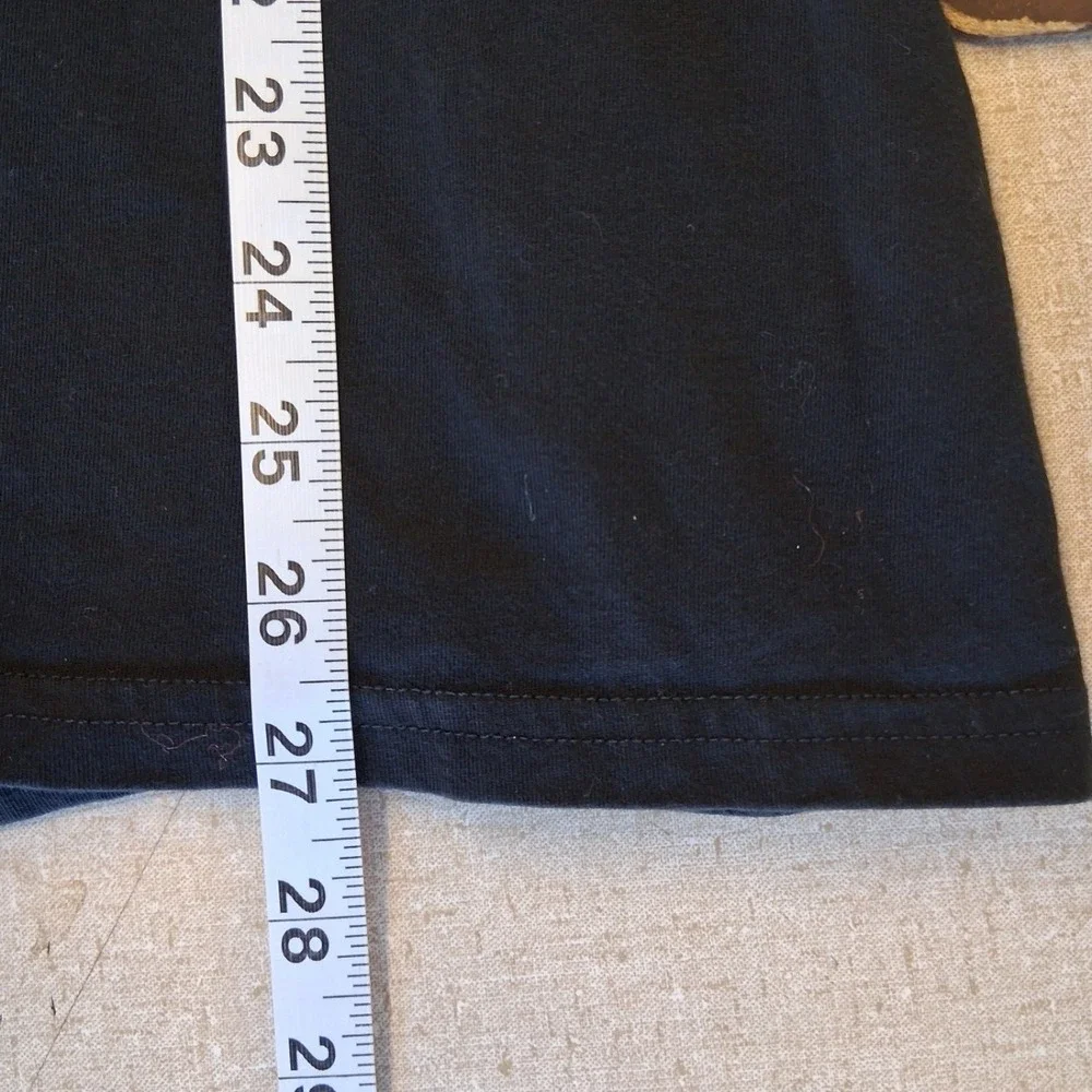 Polo Ralph Lauren Navy Big Pony LS‎ Hooded Tshirt Sleeve Hit Large EUC